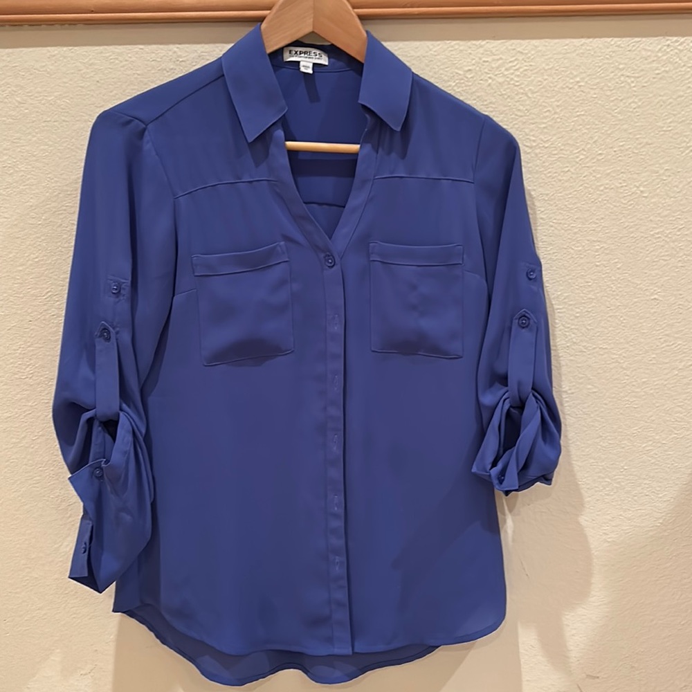 Express dark blue shirts